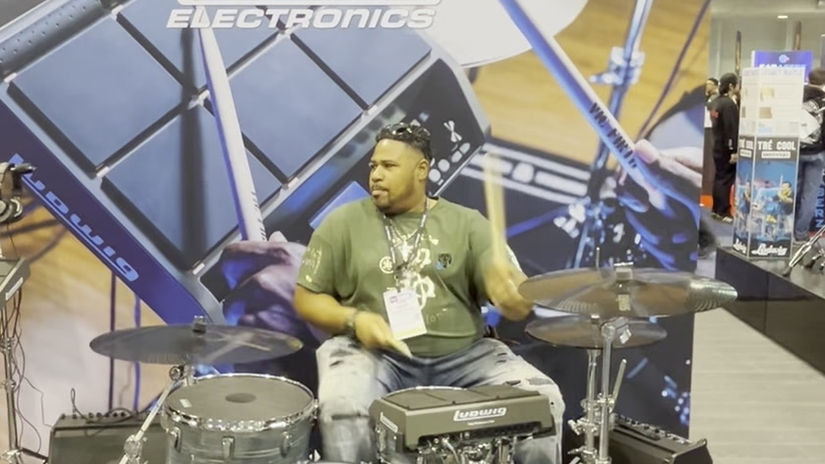 Sampling Lugwig Electronics Total Percussion Pad